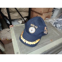 ROYAL AUSTRALIAN NAVY H.M.A.S. BASE BALL CAP - NHQ-SQ Senior officer new