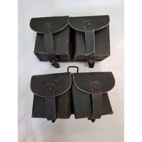 ITALIAN ARMY GENUINE TWIN AMMO POUCH - USED CONDITION