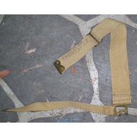 WW2 1937 PATT PACK L STRAP ORIGINAL - UNISSUED CANADIAN Z.L. & T KHAKI RIGHT SIDE LATE WAR TWO PART with buckle