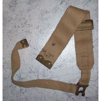 WW2 1937 PATT PACK L STRAP ORIGINAL - UNISSUED AUSTRALIAN MADE BY GROSBY RIGHT SIDE WITH BUCKLE