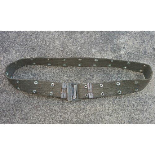 FRENCH WEB BELT OLIVE GREEN original issue 